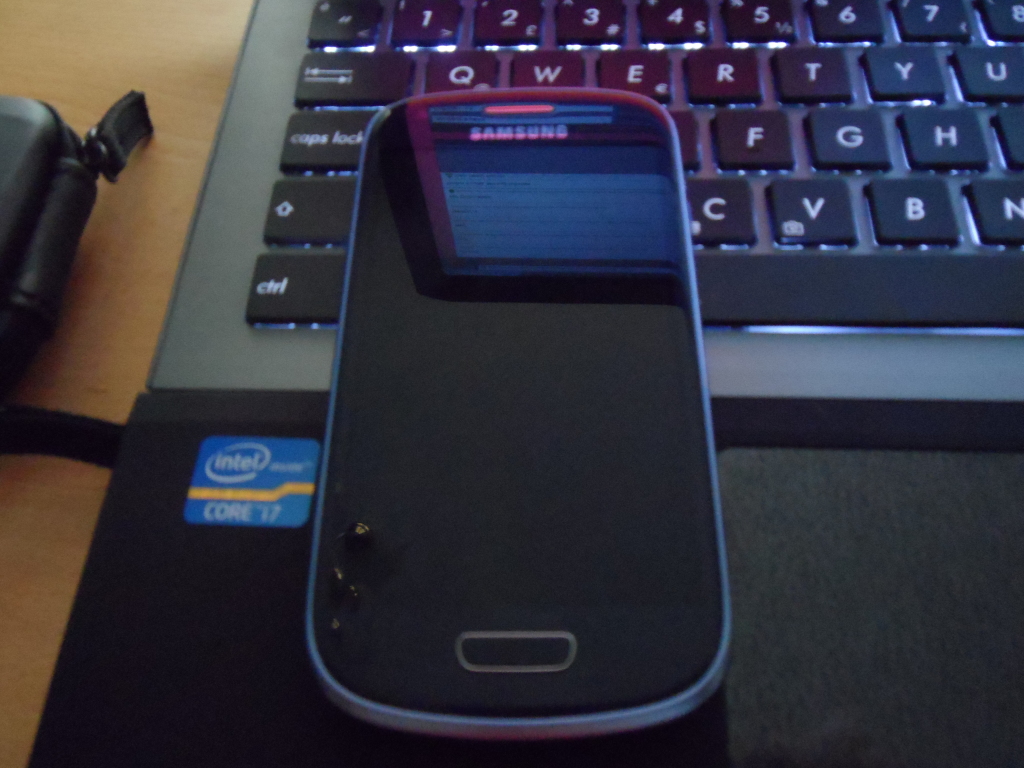  5 aylık Samsung Galaxy S3 Mini Mavi
