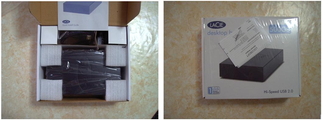  Lacie - 500GB USB Harici Harddisk 165 YTL!!!