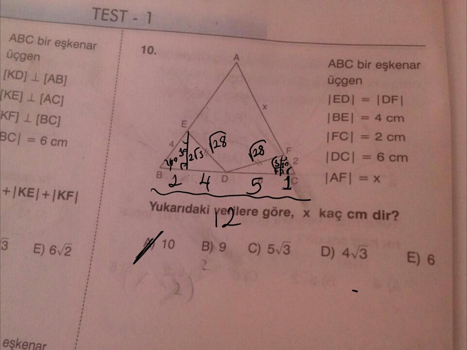  Goemetri sorusu yardım.