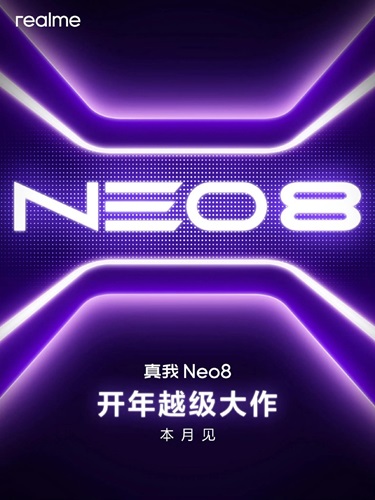 Realme Neo 8, Snapdragon 8 Gen 5 ile sahneye çıkıyor