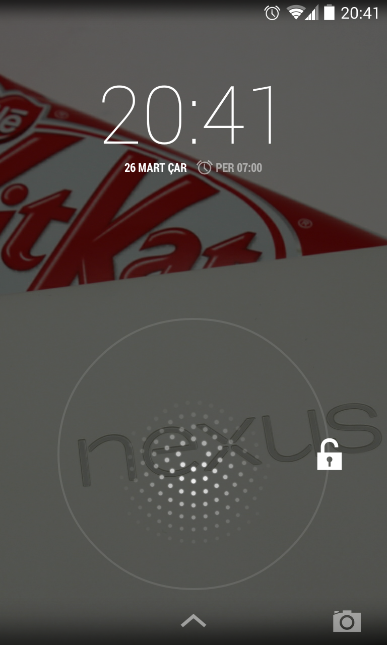  Lg Nexus 4 // Kilit Ekranı Widgeti