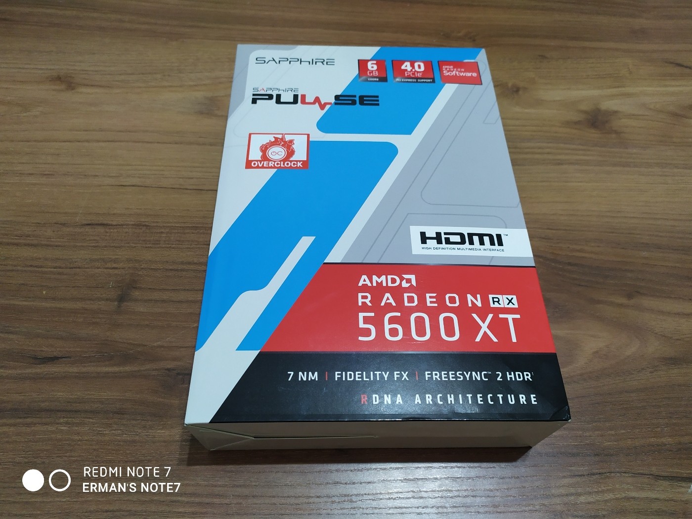 SAPPHİRE PULSE RX5600XT PCI-E 4.0 EKRAN KARTI - SATILMIŞTIR