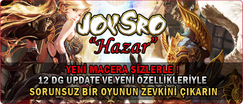  # JOYSRO Official Server # (Türkiyenin En Kalabalık Serverı)