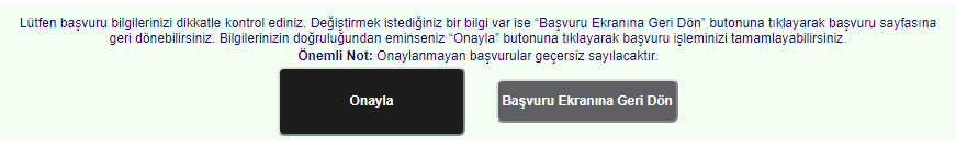 TERCİH ONAYLAMA HAKKINDA