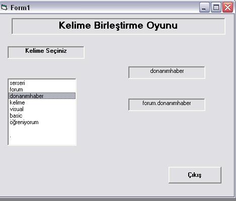  Visual Basic Örnekler