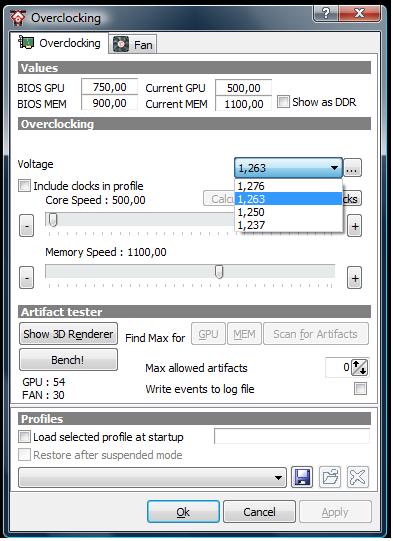 Previous overclock settings failed system