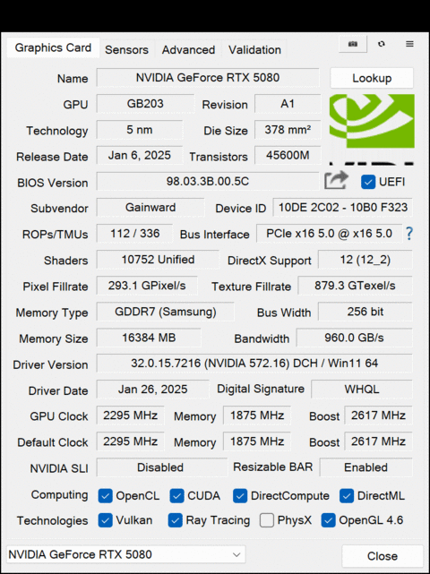 NVIDIA GeForce RTX 50 Serisi [ANA KONU] | [DLSS4-MFG-AI-TSMC4N-PCIE5-GDDR7]