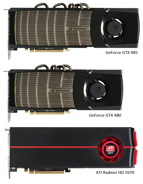  GeForce GTX 485 with 512 CUDA cores