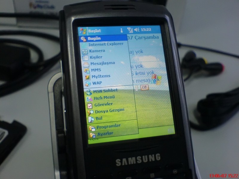  CANAVAR SAMSUNG i750-- FİYAT 2. KEZ DÜSTÜ---SATILIK VEYA TAKASLIK