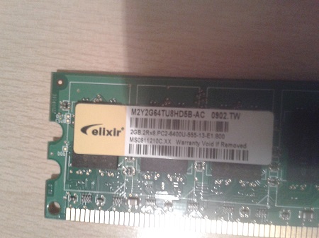  Elixir 2 GB DDR2 800 MHZ Ram - PC