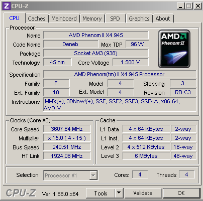  Phenom II X4 işlemci efsanesi