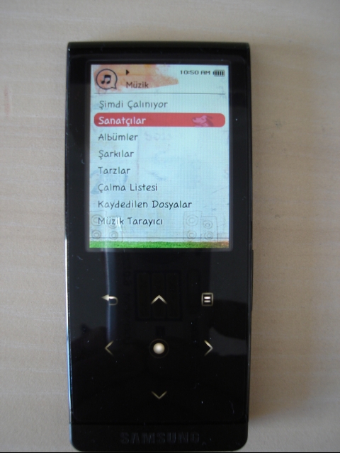  Samsung YP-T10 Mp3 player incelemesi!!(Resimli)/ [T10 ANA KONU]