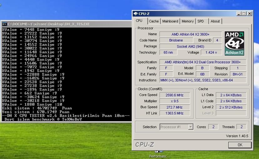  DHX CPU TEST Dört İşlem Benchmark (SIRALAMALI,Link Düzeltildi)