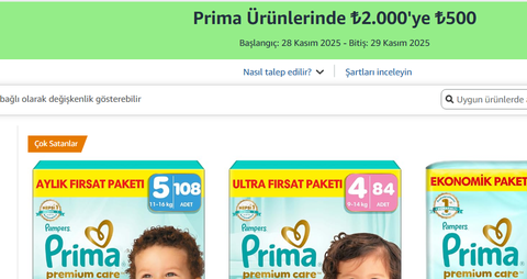  Bebek Maması ve Bezi İçin Sıcak Fırsatlar