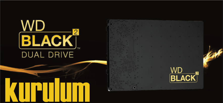  WESTERN DİGİTAL BLACK2 DUAL DRİVE İNCELEMESİ [SSD+HDD Bir Arada]