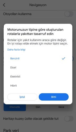 Google Haritalar'ın yakıt tasarrufu sağlatan özelliği Türkiye'de