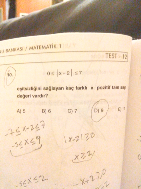  mat 1 mutlak değer soruları