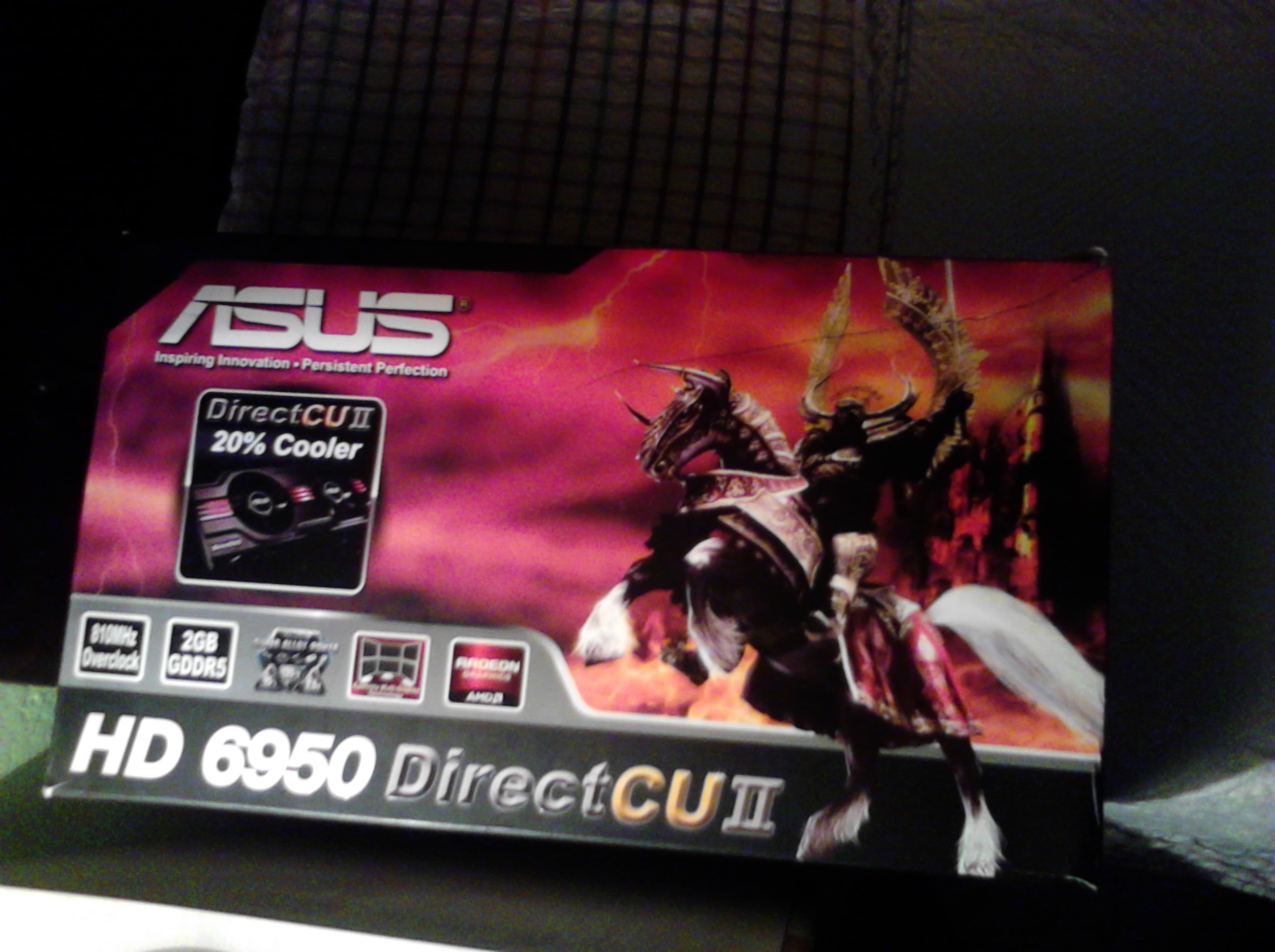  Asus DirectCU II HD6950 2GB 256BİT GDDR5   KASIM 2014 GARANTİ