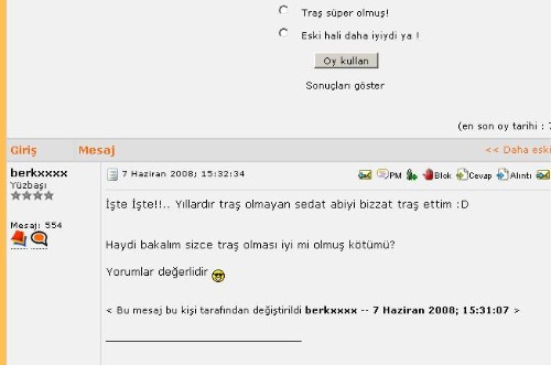  Sedat abi traş oldu!! Şok Şok[PenKela Nasılım bi bak ]