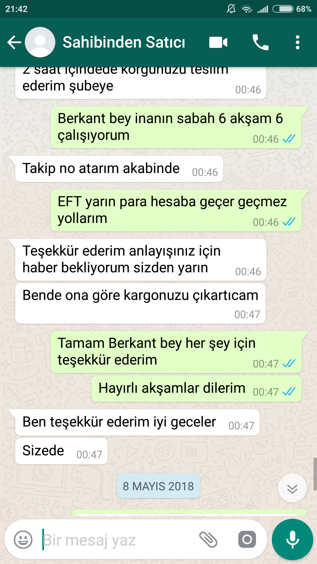 Dolandırıldım 'Berkant Ataseven' Hırsız