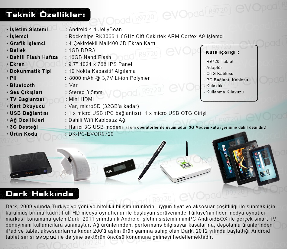  DARK EvoPad R9720 ★Codegen Ultimix99 ★PiPo Max M1 ANAKONU/İNCELEME/DESTEK