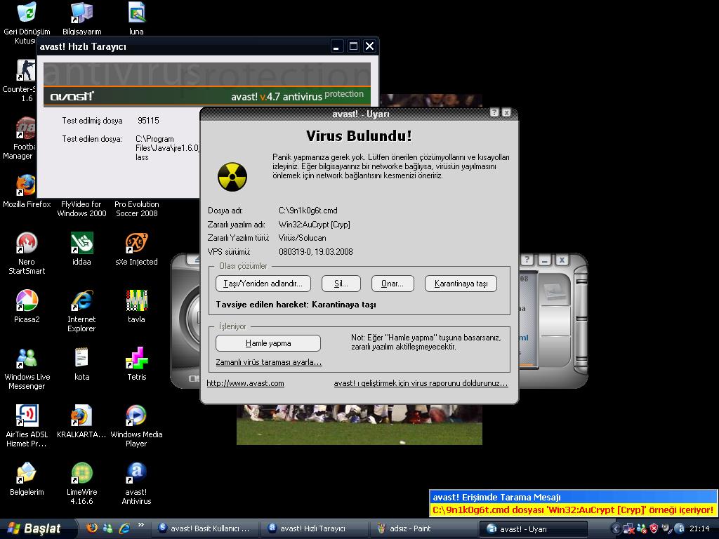  Virüs Problemi (Resimli) yardım!!!