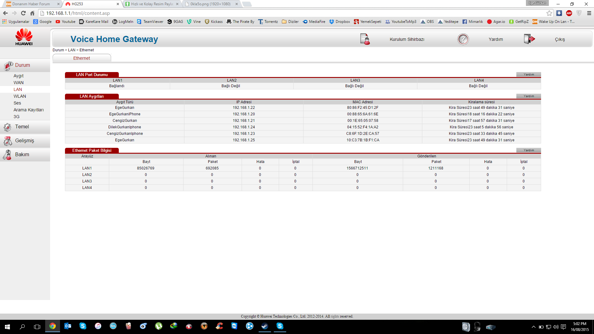  Wake Up On Lan - Temviewer Sorunu (Huawei)