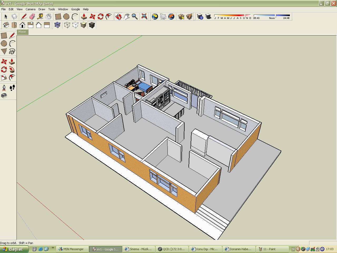 sketchup дизайн квартиры уроки