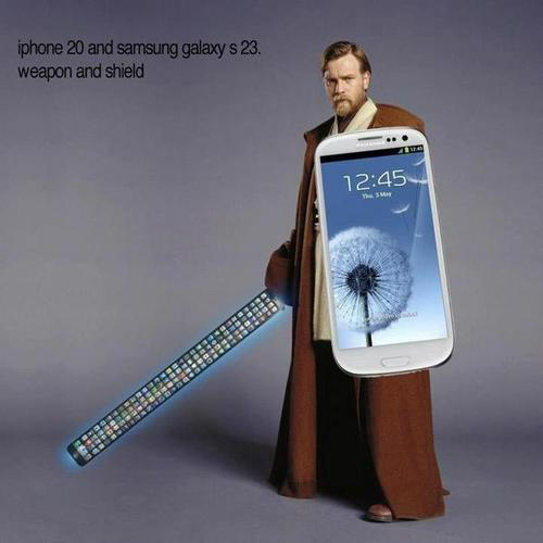 20 sene sonraki iphone ve galaxy modelleri ortaya cikti...