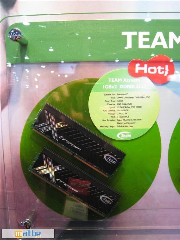  ## CES 2008: 2133MHz'de Çalışan Team Xtreem DDR3 Kit ##