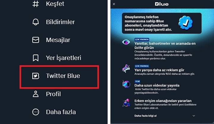 Twitter Blue abonelik hizmeti Türkiye'de göründü: Çok yakında geliyor