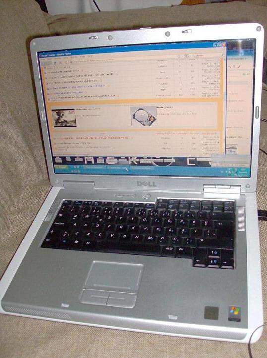  ANKARA Dell1501 cift cekirdekli notebook 650YTL