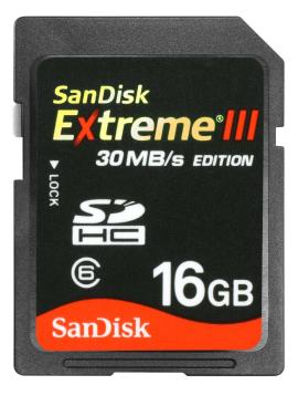  ###SanDisk Extreme III SDHC 16GB###