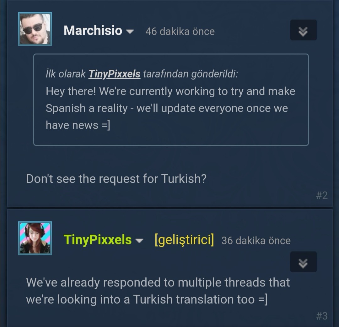 Yes, Your Grace Turkish Localization