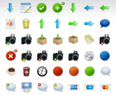  Simgeler, Pngler, Fare İşaretçileri (Icons, Pngs, Cursors)