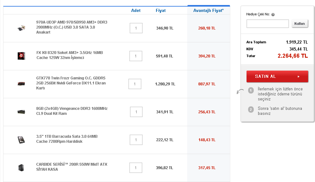  Toplama PC için yardım. (topladımda bi sakatlık çıkarmı bakarmısınız)