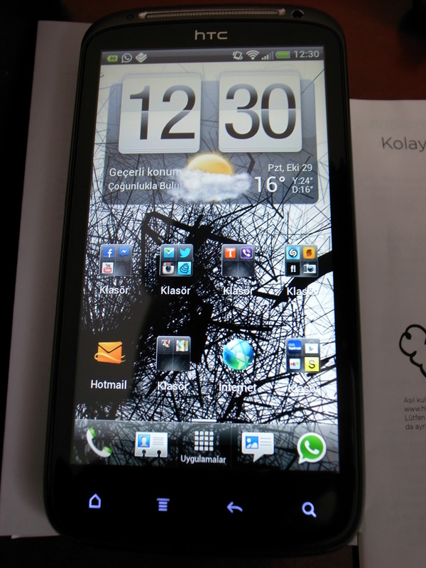  SATILDI SIFIRDAN FARKSIZ VODAFONE BRIGHTSTAR GARANTİLİ HTC SENSATION