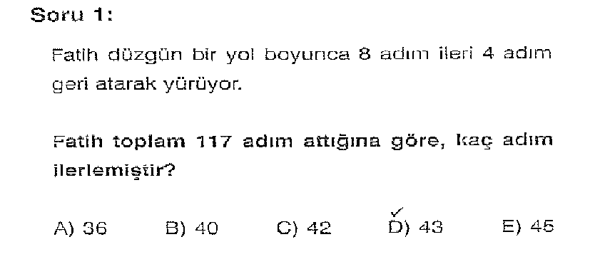  Mat - 1 Problem Sorularım