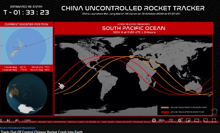 Çin roketi canlı takip: Çin roketi ne zaman, nereye düşecek?