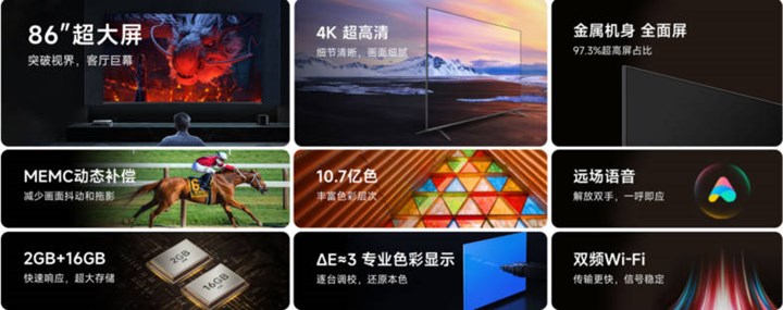 Xiaomi, 86 inçlik yeni 4K TV'sini duyurdu: İşte özellikleri ve fiyatı