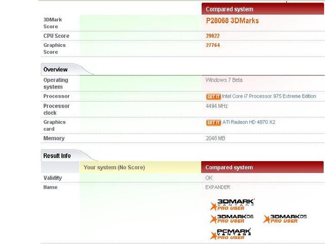  3DMARK VANTAGE SONUÇLARINIZ BURAYA