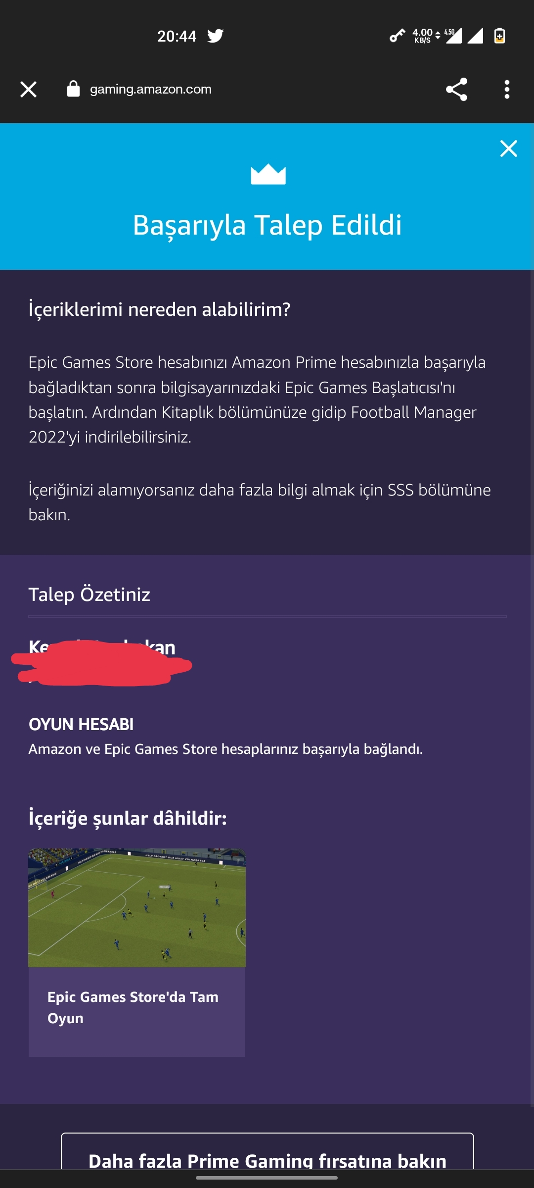 Prime Gaming'de Football Manager 2022 Ücretsiz Oldu!