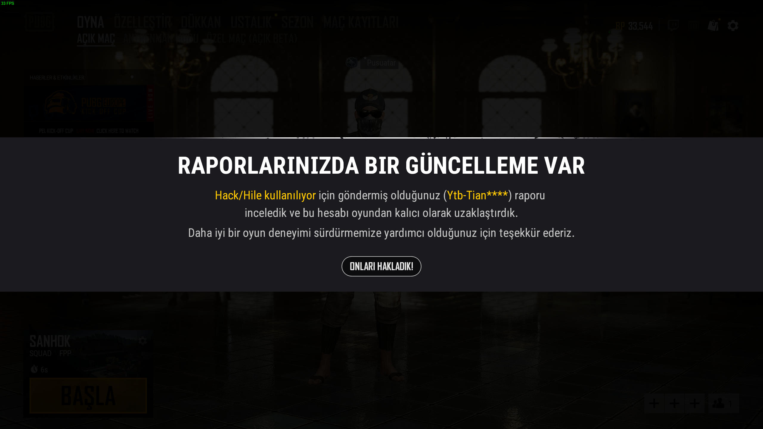 PUBG (Steam) BAN kolleksiyonum. Bunların canını yaktım.. Kurban listem.