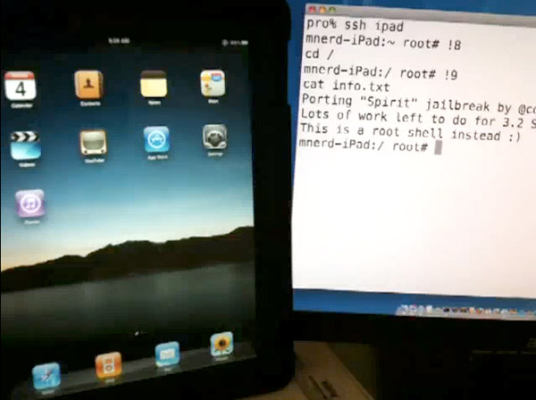  iPAD Jailbreak Başarılı: şimdi güzel bir cihaz oldu :)