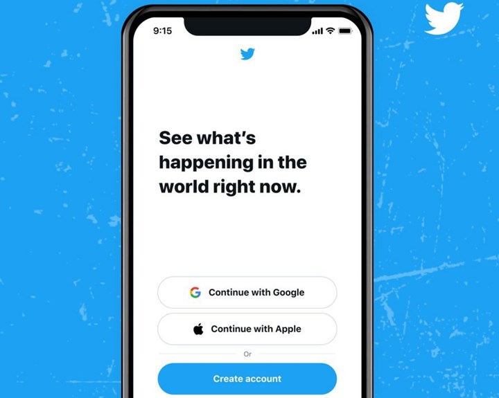 Twitter’a giriş Google ve Apple ID ile olabilecek