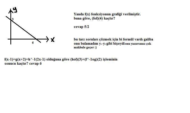  Yeni Fonksiyon Sorularım