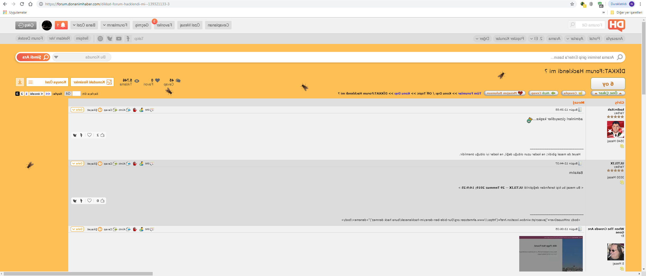 DİKKAT:Forum Hacklendi mi ?