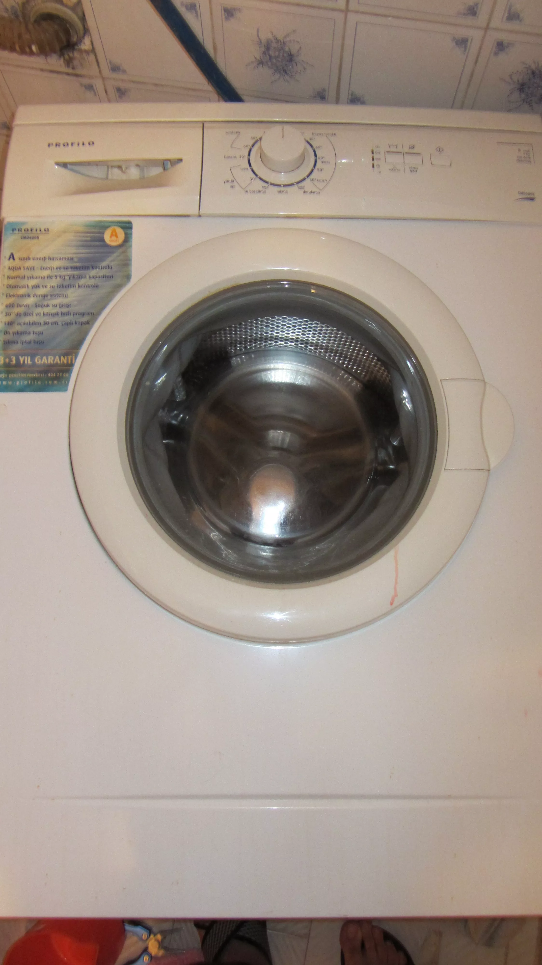  Profilo CM0600K çamaşır makinesi suyu boşaltmıyor ! ÖĞRENCİ EVİ !