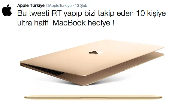  Twitter'daki Sahte 'Apple Türkiye' Hesaplarına Dikkat !!!