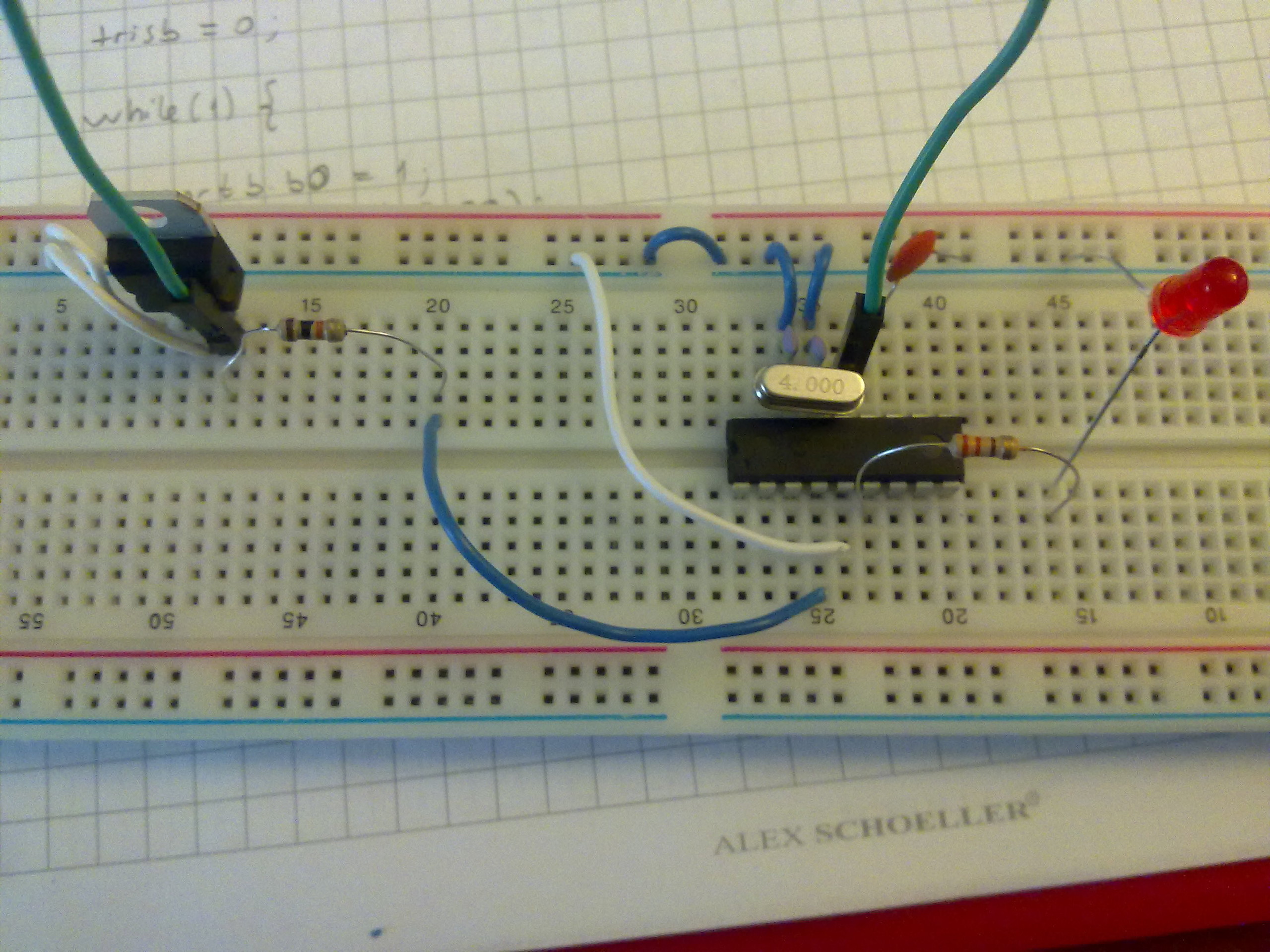  PIC16F84A - Led Yakıp Söndürme